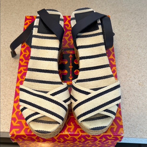 Tory Burch Shoes - Tory Burch Karissa Espadrille Wedges
